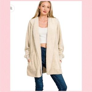 💖Zenana Hooded Faux Fur Jacket 💖